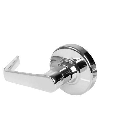 SCHLAGE Grade 2 Dummy Cylindrical Lock with Field Selectable Vandlgard, Saturn Lever, Non-Keyed, Bright Chro ALX170 SAT 625